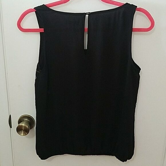 Cache sleeveless black Sequin Top - Picture 4 of 5